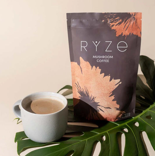 RYZE Mushroom Coffee -  Organic and Vegan  - 30 Servings